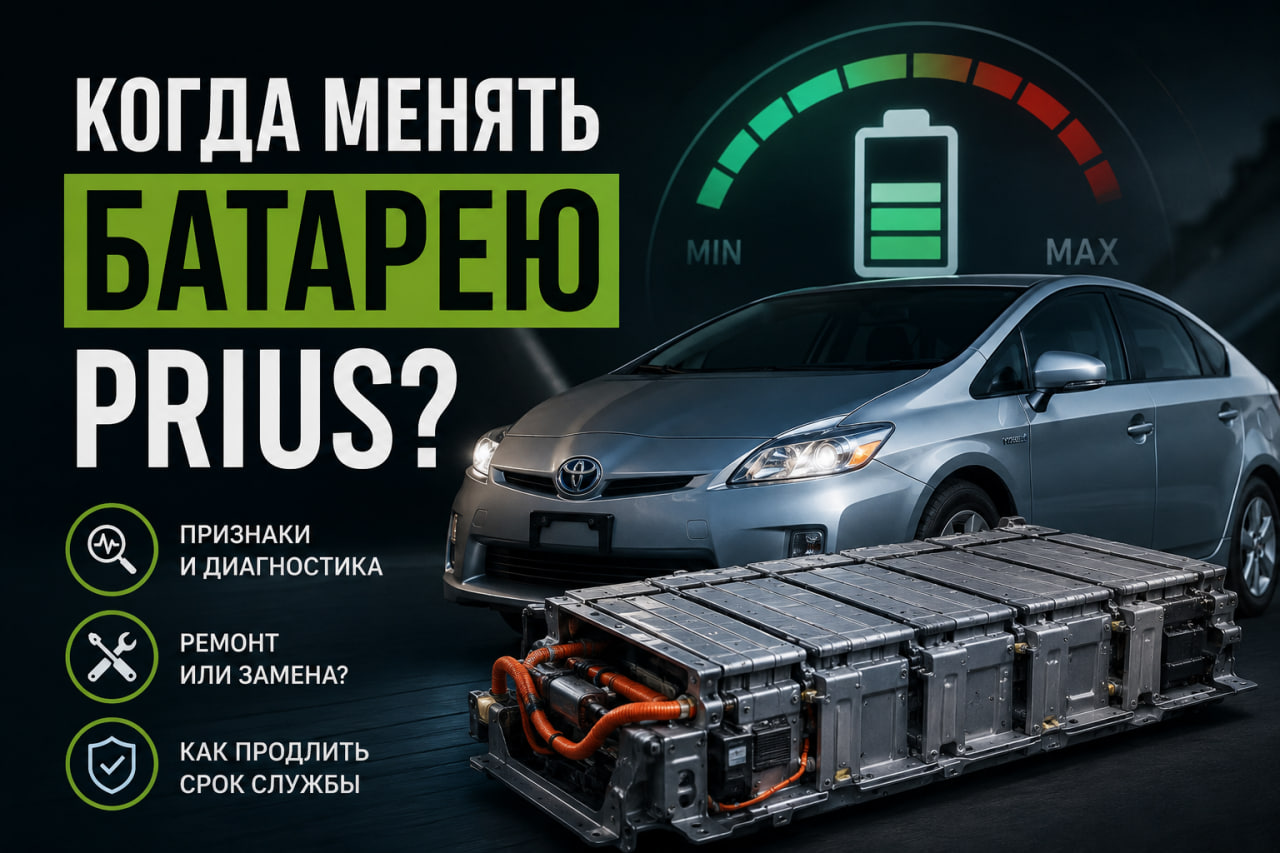 Замена батареи гибрида Toyota Prius: когда это действительно необходимо