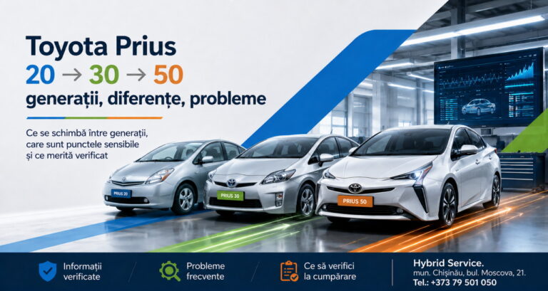 Toyota Prius поколения 20 / 30 / 50.
