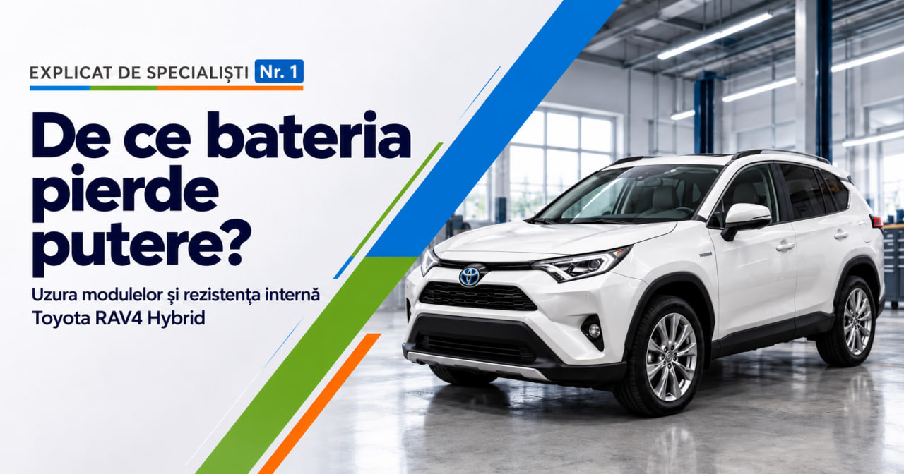 Устранение последствий износа и роста внутреннего сопротивления секций ВВБ Toyota RAV4 Hybrid