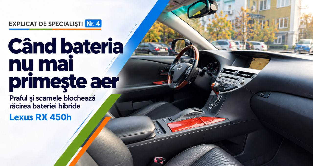 Ремонт ВВБ Lexus RX 450h: как ворс и пыль нарушают охлаждение батареи